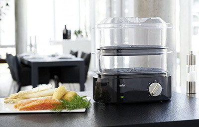 design cuiseur vapeur Braun FS3000