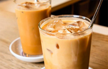  café glacé à l'orange