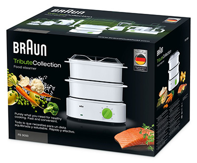 caracteristiques cuiseur vapeur Braun FS3000